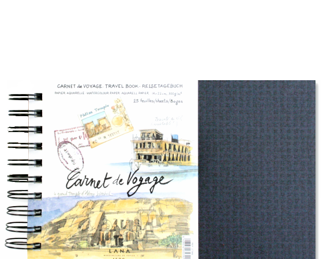 Carnet de voyage Lana, 14x22 cm, 300g/m2, 25 feuilles - Bozar Passion