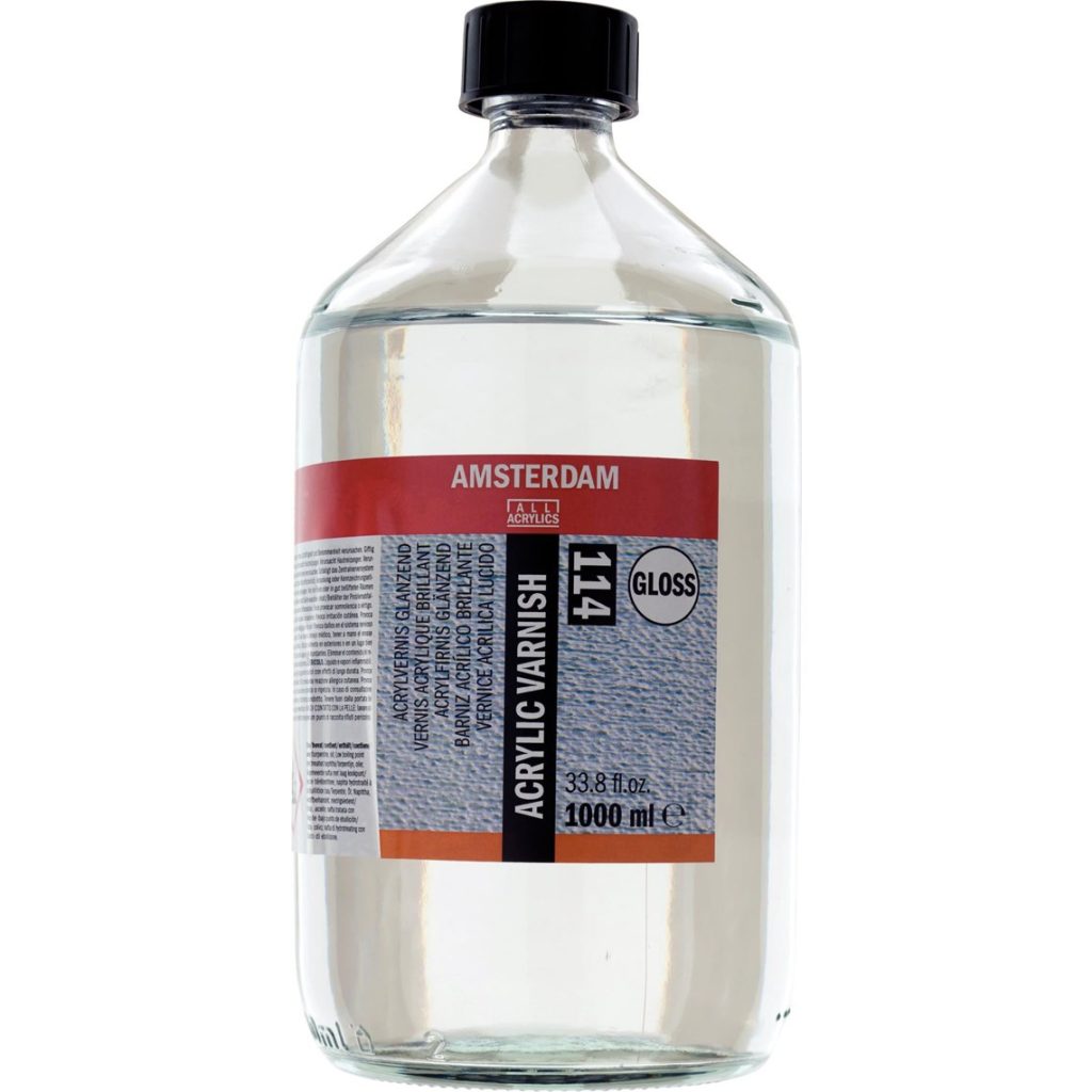 VERNIS ACRYLIQUE AMSTERDAM 114 BRILLANT FLACON 1L