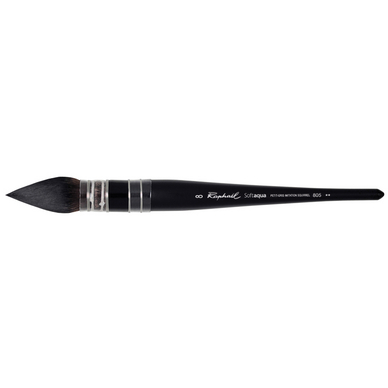 Raphael série 803 Pinceau Lavis Aquarelle Petit Gris Pur Monte sur Plume No.2 + 1 Pinceau